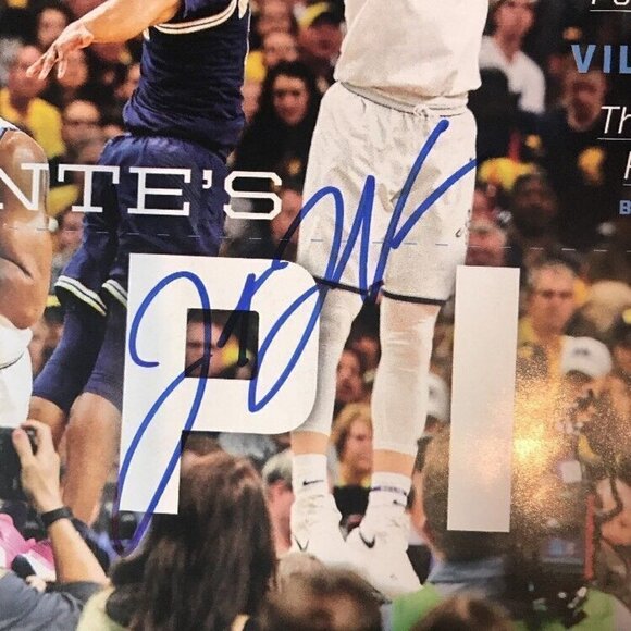 Donte Divincenzo Autograph Signed Villanova SI Sports Illustrated Magazine JSA - Picture 3 of 4